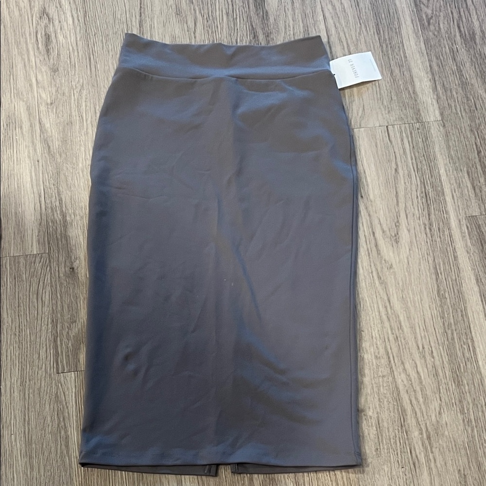 Forever 21 Charcoal Midi Skirt